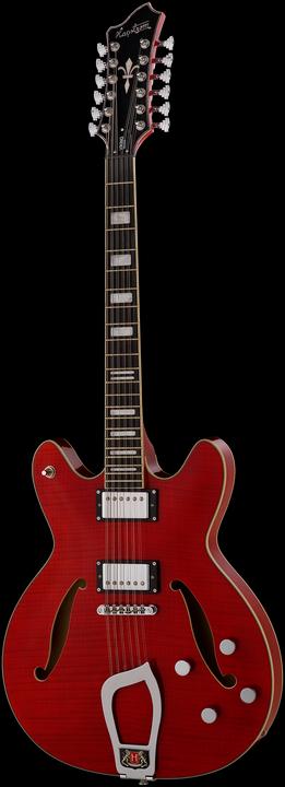 Immagine prodotto Hagstrom Chitarra elettrica, Viking DLX, Wild Cherry Trasparente, 12 corde (Chitarra elettrica)