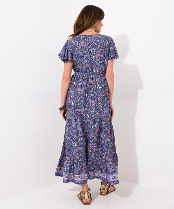 Produktbild Joe Browns Petite Boho Paisley Printed Frilly Sleeve Tiered Maxi Dress (12)