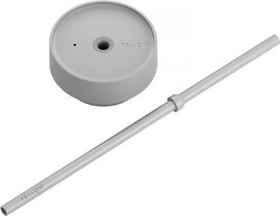 Fellow Carter Cold Lid + Straw - Gris mat