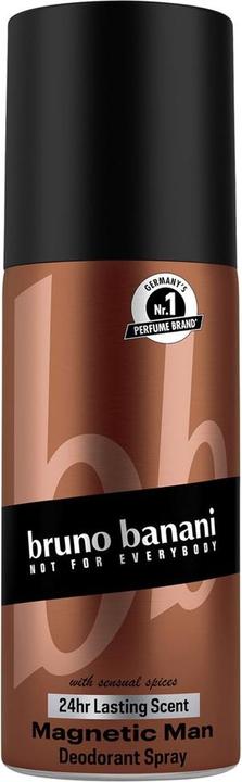 Bruno Banani Magnetic Man Deodorant Aerosol Spr 150 ml (Spray, 150 ml)