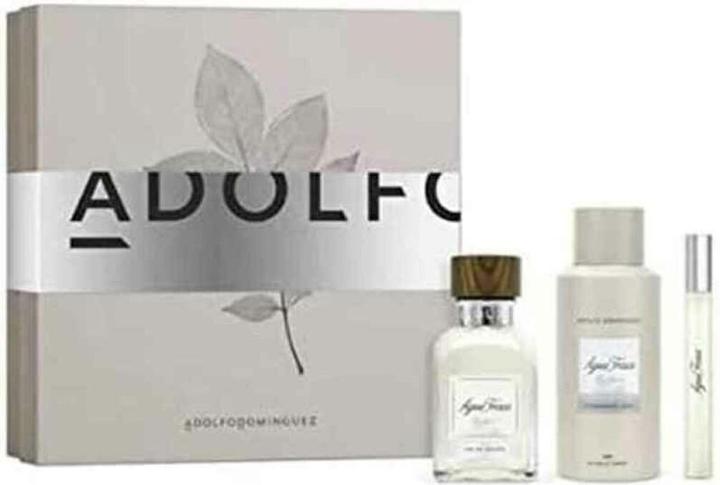 Produktbild Adolfo Dominguez Agua Fresca Eau De Toilette Spray 120ml Set 3 Artikel