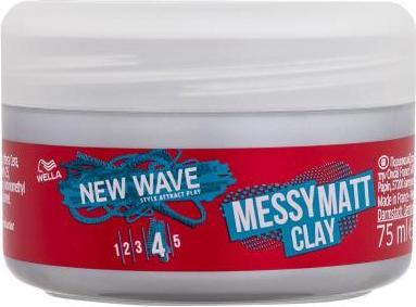 Produktbild Wella New Wave Messy Matt Clay (Haarpaste, 75 ml)