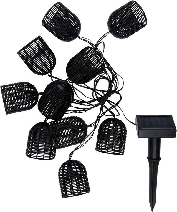 Image du produit Arti Casa Guirlande solaire boules noires (4.20 m)