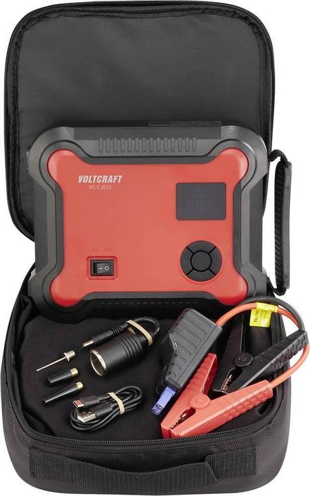 Actual product image Voltcraft Jumper cable VC-CJS72 VC-15820465 Jumper current (12 V)=600 A 12 (1200 A, 16000 mAh)
