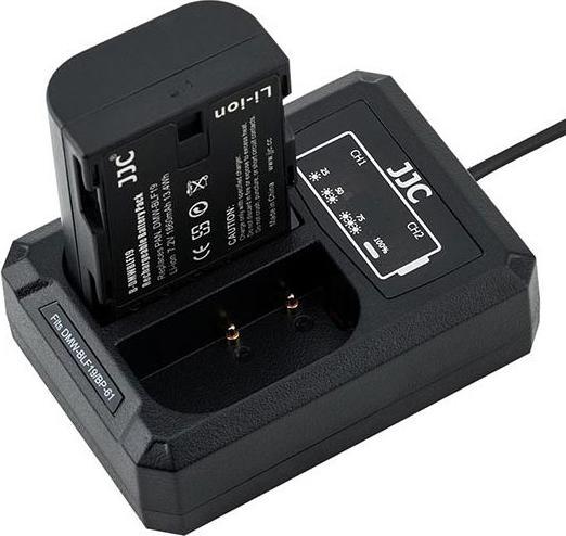 Immagine prodotto JJC Doppio caricatore USB per Panasonic BLF19 / BLK22 (Caricatore)