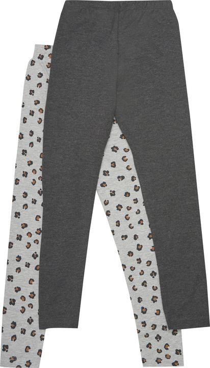 Produktbild Minymo Leggings 2er Set Greymelange Gr. 110 (110)