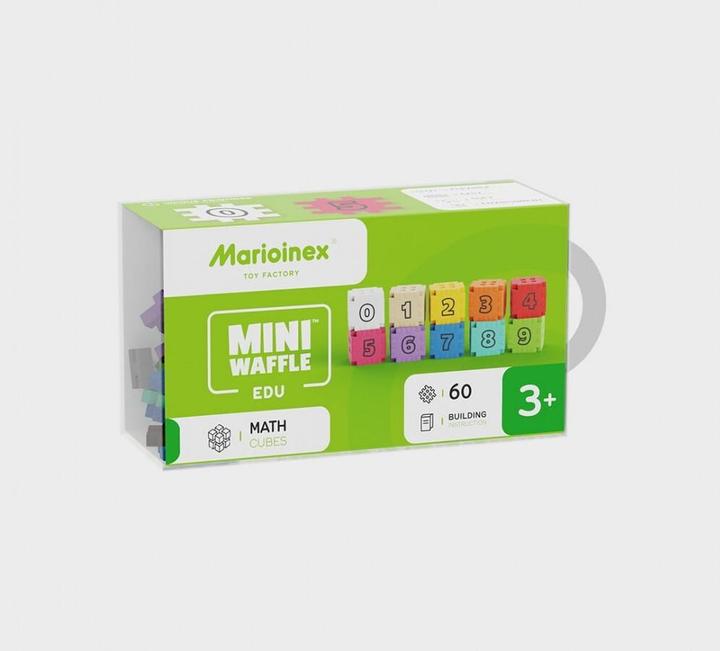 Actual product image Marioinex Mini Waffle 60-teilige Mathe-Würfel