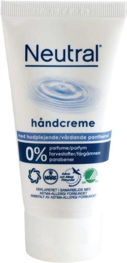 Image du produit Neutral 0%, Crème, peau sensible, Nettoyage, Hydratation, Hydratant, 75 ml, Tube, Dye, Paraben (75 ml)