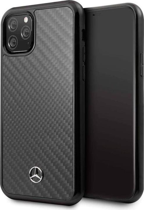 Produktbild Mercedes-Benz iPhone 11 Pro Max Hard Case Leather Carbon Fiber (Apple iPhone 11 Pro Max)