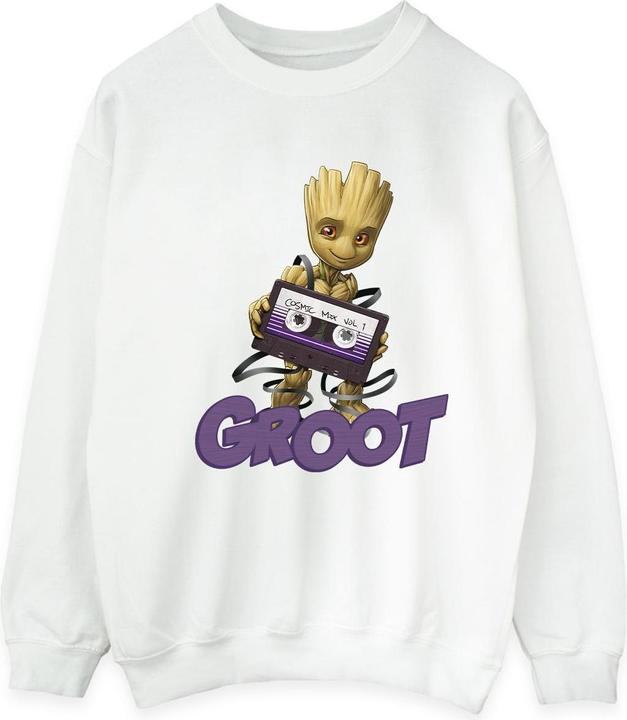 Actual product image Guardians of the Galaxy Mens Groot Casette Sweatshirt (L)