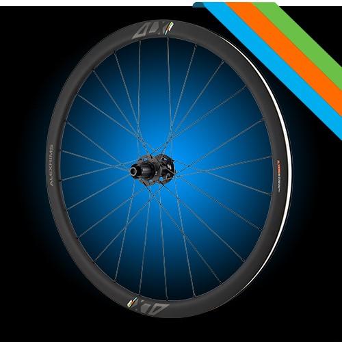 Alexrims Grindwielen ALX835DABP, carbon, 700° C, conus 35 mm, tubeless ready, schijf ontbreekt. (Wielset, 28")