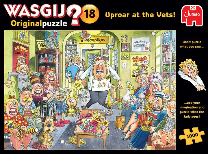 Actual product image Jumbo Puzzle Wasgij Original 18 (1000 pieces)