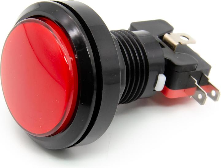 Purecrea Arcade Taster Button beleuchtet 45mm - Rot