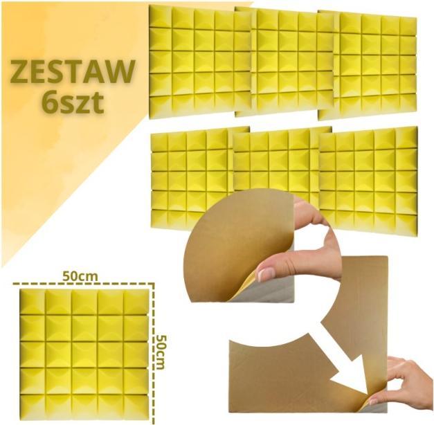 Image du produit No Name DNA AM5 YL Akustikplatte Set mit 6 Stk. Gelb SA (6 pcs)