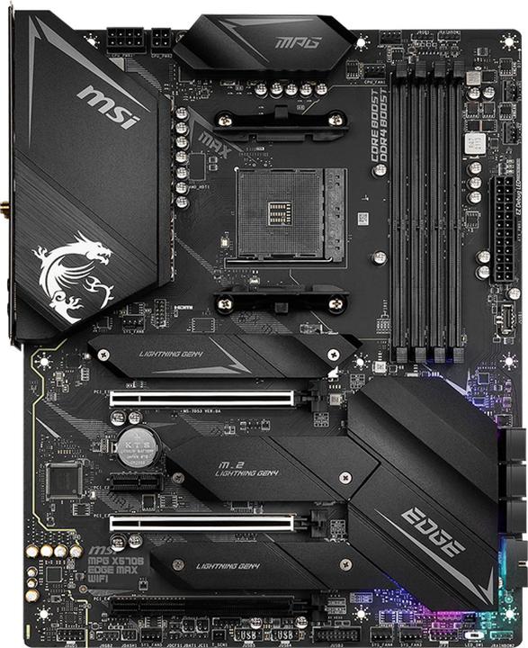Produktbild MSI MB MPG X570S Edge MAX Wifi (AM4, AMD X570S, ATX)