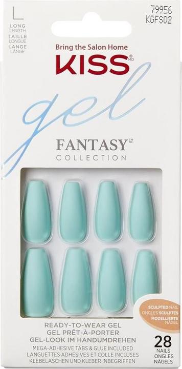 KISS Nails - Gel Fantasy Sculpted Nails Back It Up (Kunstnägel, Braun)