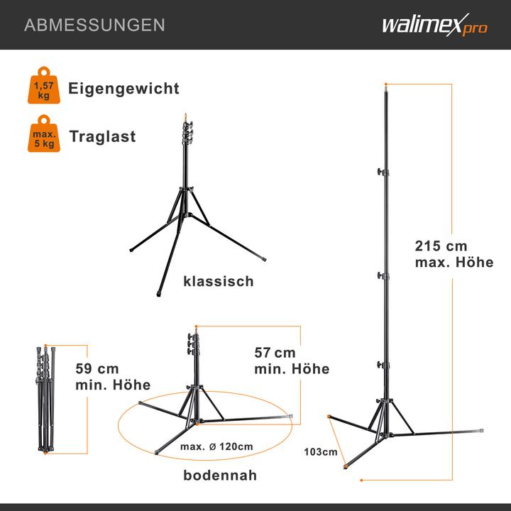 Produktbild Walimex Gn-806 (215 cm, 5 kg)
