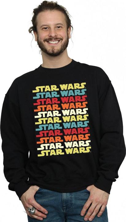 Produktbild Star Wars Retro Repeat Logo Sweatshirt (XL)