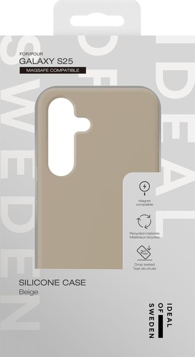 Immagine prodotto iDeal Of Sweden Designer Magsafe Silicone-Cover Beige (Samsung Galaxy S25)
