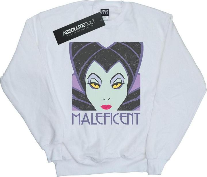 Immagine prodotto Disney Maleficent Cropped Head Felpa Donna (M)