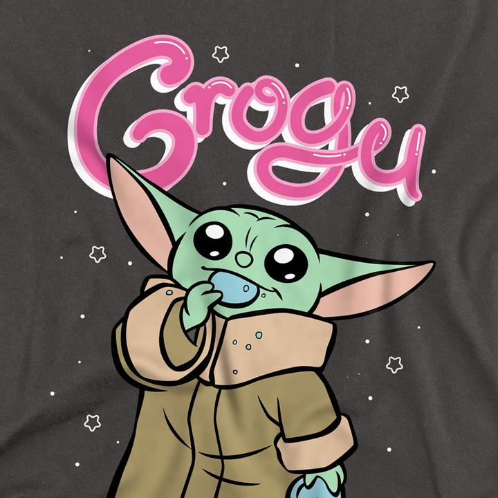 Actual product image Star Wars Unisex Adult Grogu Bubble T-Shirt (S)