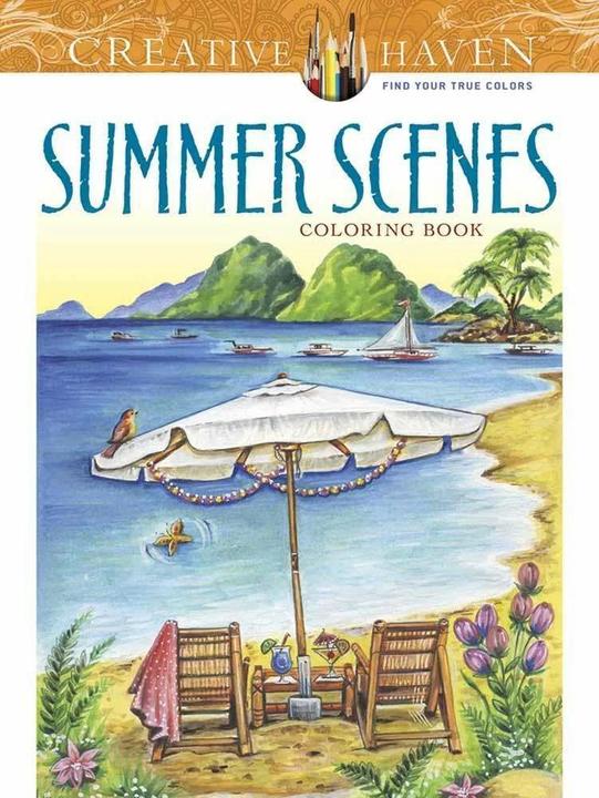 Produktbild Summer Scenes Coloring Book (Englisch, Teresa Goodridge, 2016)