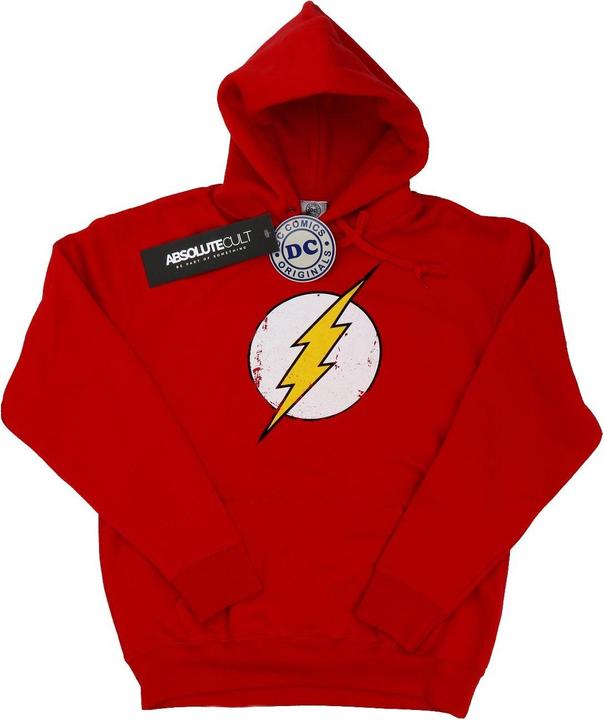 Actual product image Womens/Ladies Flash Distressed Logo Hoodie (M)