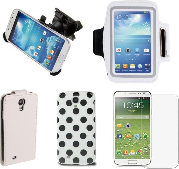 Produktbild König Design Handyset 8 tlg. für Samsung Galaxy S4 GT I9500 / GT I9505 / LTE+ GT I9506 / Value Edition GT I9515 (Samsung Galaxy S4 I9500)