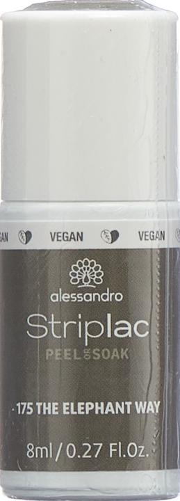 Image du produit Alessandro Peeling ou trempage de Striplac - 175 The Elephant Way (175 La voie de l'éléphant, Vernis semi-permanent)