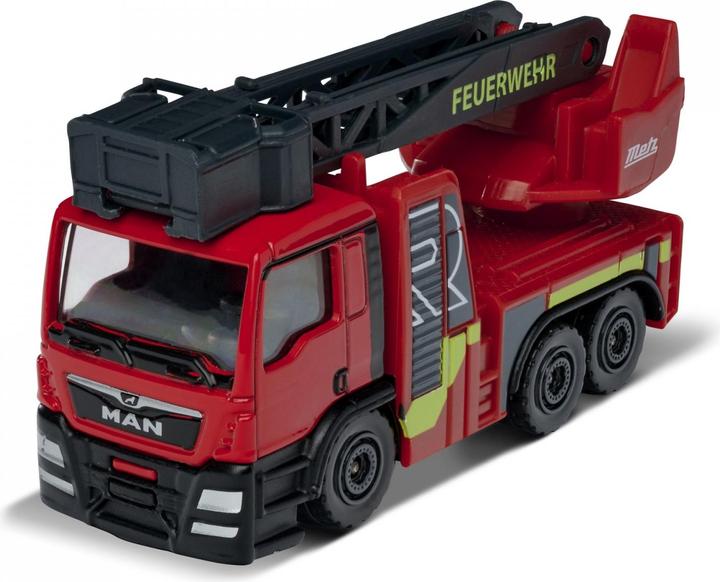 Actual product image Majorette S.O.S. MAN TGS Rosenbauer Fire Department