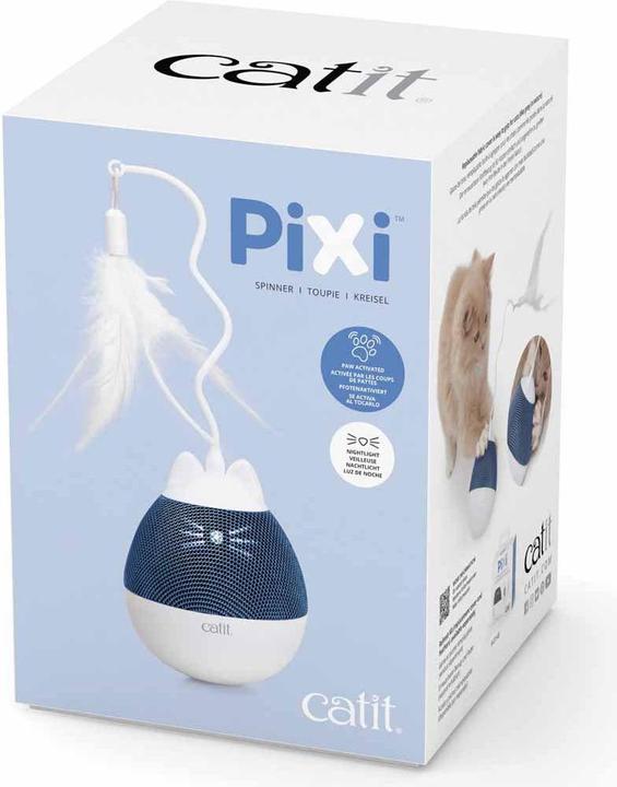 Actual product image Catit Pixi Spinner White & Blue - (787.0182)