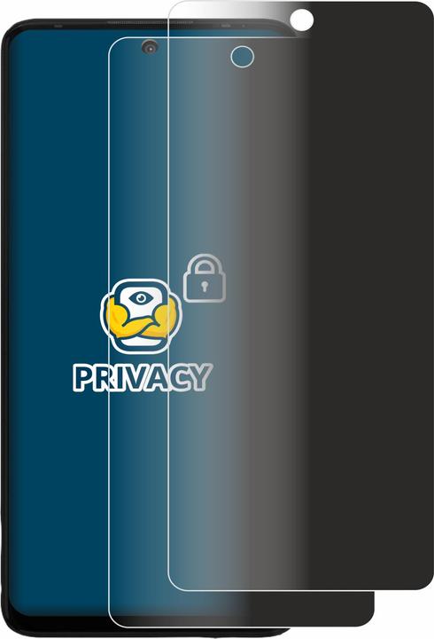 Image du produit BROTECT Film anti-regards Anti-Spy Privacy Film de protection contre la lumière bleue (2 pièce(s), Motorola Moto G60)