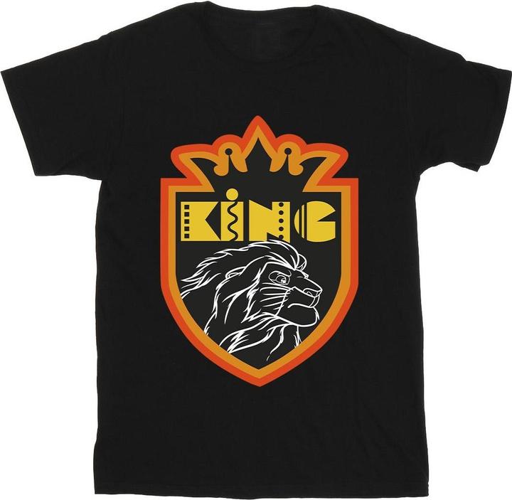 Actual product image Disney Mens The Lion King Crest T-Shirt (S)