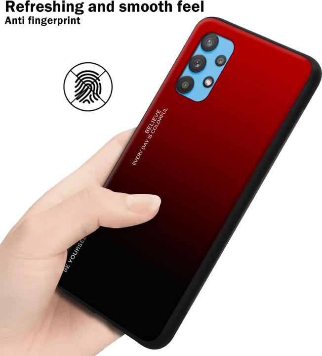 Immagine prodotto Cadorabo Custodia per Samsung Galaxy A32 5G TPU 2 Farben Glas (Samsung Galaxy A32 5G)