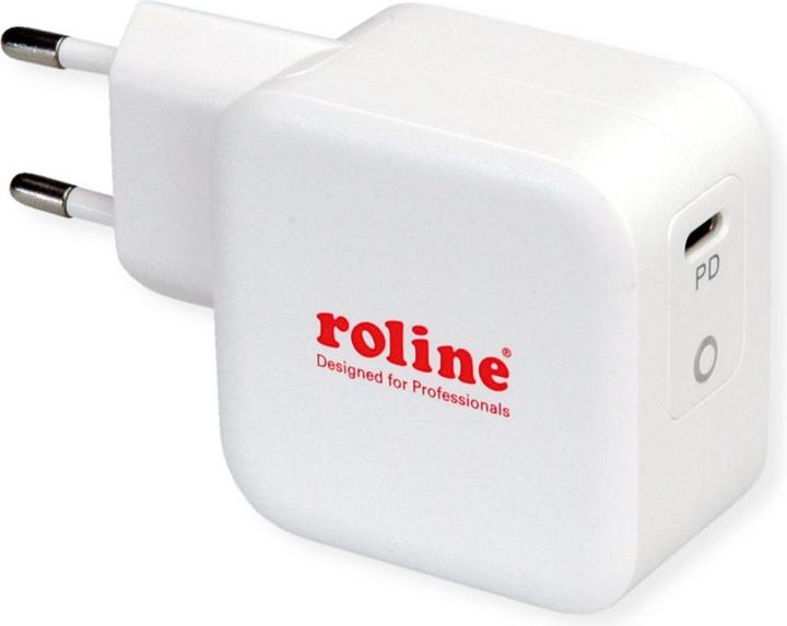 Produktbild Roline USB Charger mit Euro-Stecker, 1x USB Typ C Port, PD, 61W (61 W)