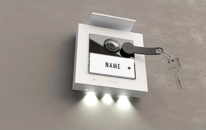 Actual product image Modern-Electronics m-e VS-21 W Vistasmart Video Door Intercom LAN, WLAN Outdoor (Wi-Fi)