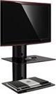 Actual product image Art STO D-50N Wall Double Shelf D-50N 20KG to DVD/Receiver black