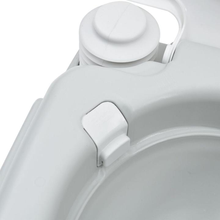 Immagine prodotto VidaXL Toilette portatile in plastica grigia e bianca, 10 L