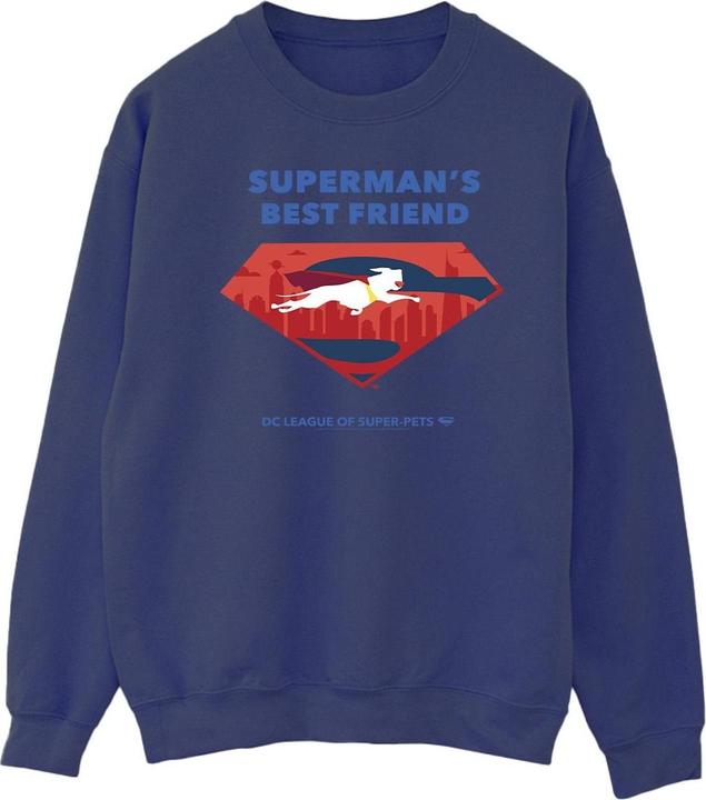 DC League Of SuperPets Superman's Best Friend Sweatshirt (L)