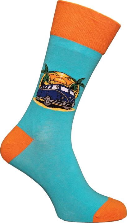 Actual product image Simply Essentials Boys Toys Mens Campervan Socks (39.5 - 45.5)