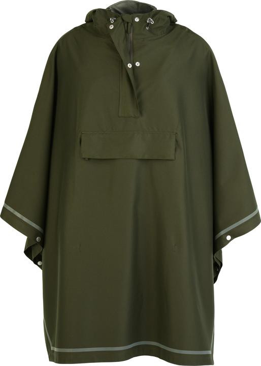 Actual product image Weathergoods IMBRIS Rain Poncho, Green, S-M (S/M)