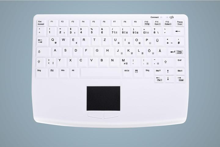 Produktbild Active Key AK-4450-GUVS-W/GE (DE) Hygiene Notebook Style Touchpad Keyboard Fully Sealed Watertight U (DE, Kabelgebunden)