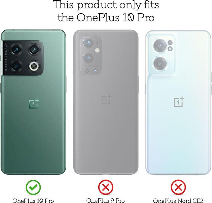 Produktbild Nalia Klare Transparente Silikon Hülle (OnePlus 10 Pro)