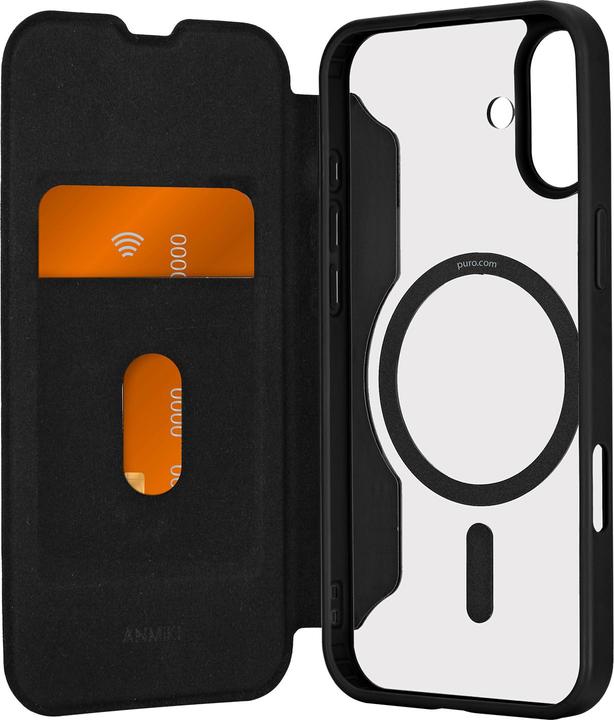 Actual product image Puro Bookcase (Apple iPhone 16 Plus)