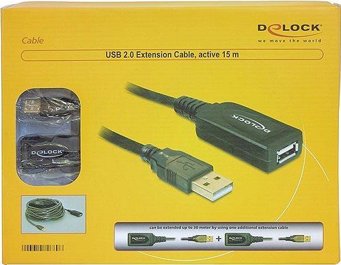 Produktbild Delock USB 2.0 Aktiv-Verlängerungskabel (15 m, USB 2.0)