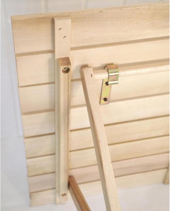 Immagine prodotto Europe & Nature Tavolo pieghevole in legno di faggio massiccio (60 cm)