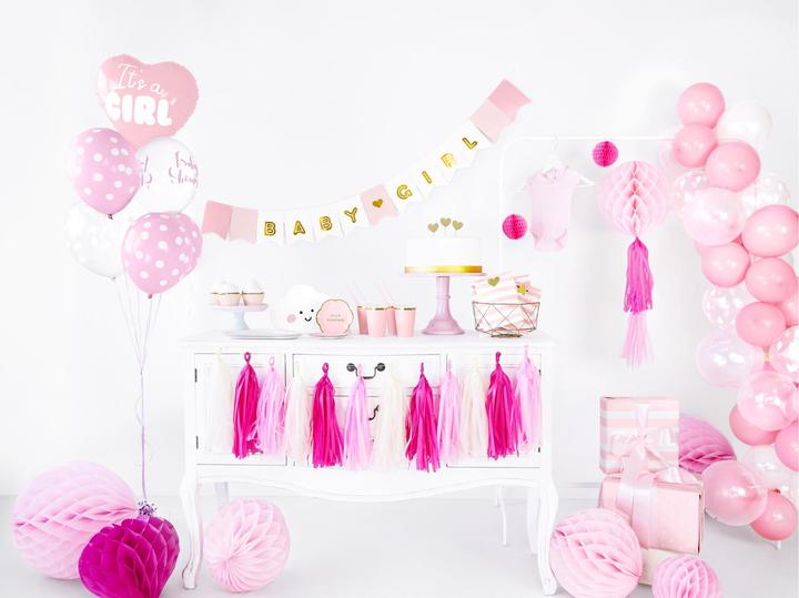 Produktbild Partydeco Girlande Quasten 1.5 m, Rosa