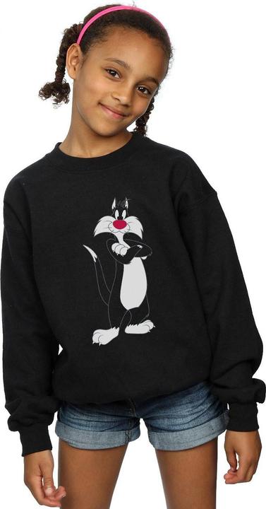 Produktbild Looney Tunes Sylvester Crossed Arms Sweatshirt Mädchen (152, 158)