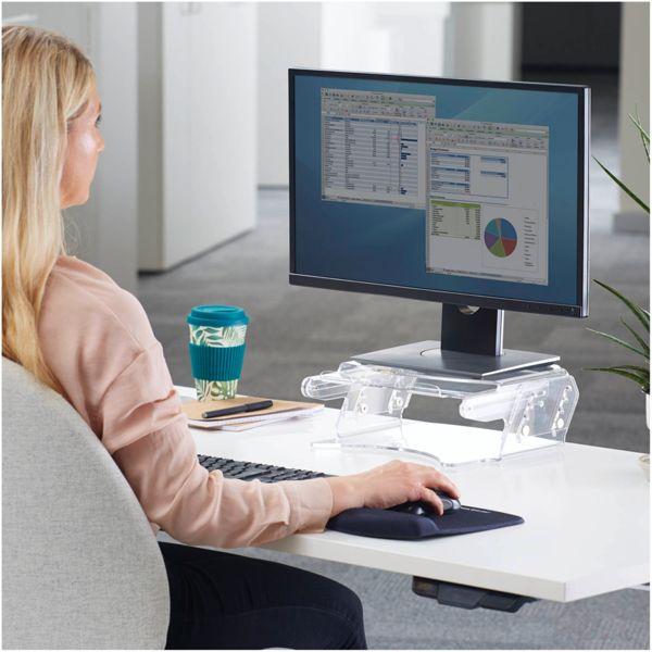 Productafbeelding Fellowes Clarity verstelbare monitorstandaard met documenthouder (Tabel)