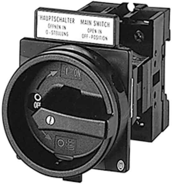 Image du produit Eaton Main switch, 3-pole + N, 25 A, flush mou
